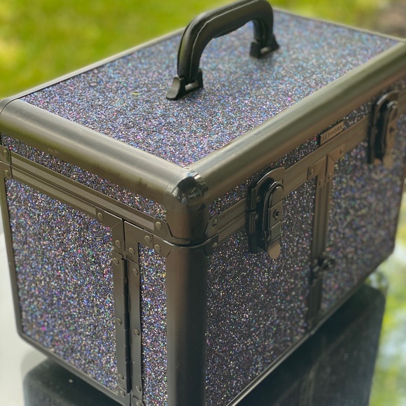 SEPHORA COLLECTION Dark Rainbow Large Traincase RARE Limited Edition Mak… - Picture 1 of 12